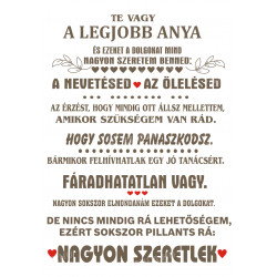 Te vagy a legjobb anya tábla Otthon Etabla.hu