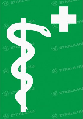 Orvos, orvosi rendelő jelölő tábla