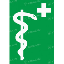 Orvos, orvosi rendelő jelölő tábla Elsősegély táblák Etabla.hu