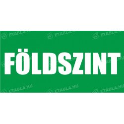 Emelet szintjelző táblák