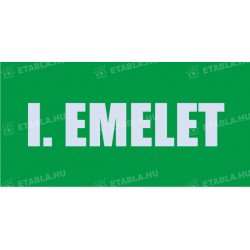 Emelet szintjelző táblák