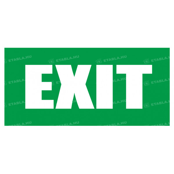 EXIT tábla