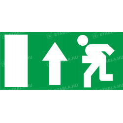 Menekülési útvonal fel tábla Menekülési útvonal táblák Etabla.hu
