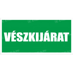 Vészkijárat tábla Menekülési útvonal táblák Etabla.hu