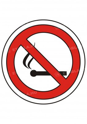 Nyílt láng használata tilos tábla