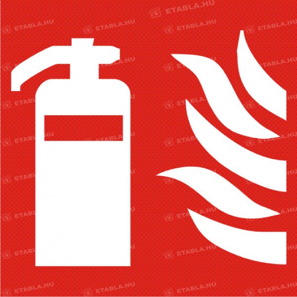 Tűzoltókészülék jelző tábla