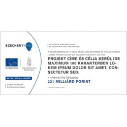 Széchenyi 2020 B típusú tábla Pályázat és Projekt táblák Etabla.hu