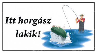 Itt horgász lakik