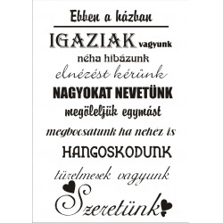 Ebben a házban  tábla