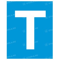 Öntapadó matrica Tanuló vezető T betű Egyéb táblák