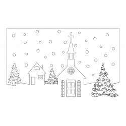 KARÁCSONYI SZÍNEZŐ/ KIFESTŐ FÜZET - KIS MÉRETŰ  - 155x100 mm - 5 db / csomag