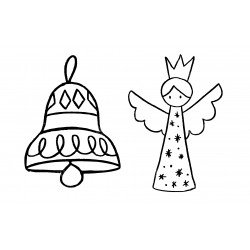 KARÁCSONYI SZÍNEZŐ/ KIFESTŐ FÜZET - KIS MÉRETŰ  - 155x100 mm - 5 db / csomag