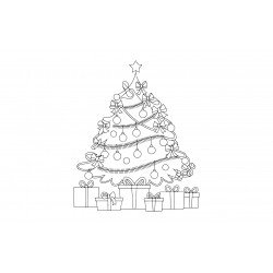 KARÁCSONYI SZÍNEZŐ/ KIFESTŐ FÜZET - KIS MÉRETŰ  - 155x100 mm - 5 db / csomag