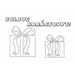 KARÁCSONYI SZÍNEZŐ/ KIFESTŐ FÜZET - KIS MÉRETŰ  - 155x100 mm - 5 db / csomag